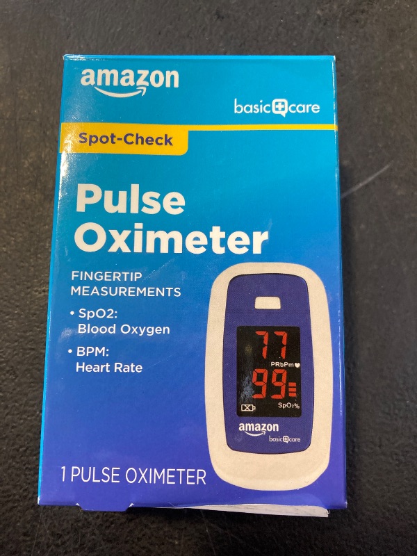 Photo 1 of Amazon Basic Care Pulse Oximeter (Previously Healthwise)