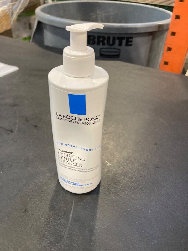 Photo 1 of La Roche-Posay Toleriane Hydrating Gentle Face Cleanser, Daily Facial Cleanser with Niacinamide and Ceramides for Sensitive Skin, Moisturizing Face Wash for Normal to Dry Skin, Fragrance Free