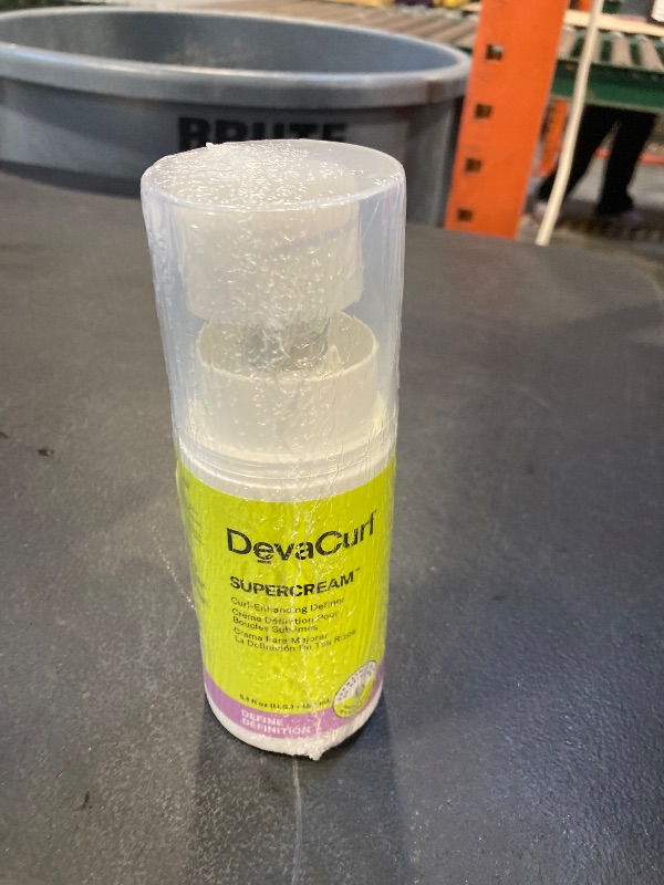 Photo 1 of DevaCurl SuperCream Rich Curl-Enhancing Definer, Warm Coconut, 5.1 fl. oz.