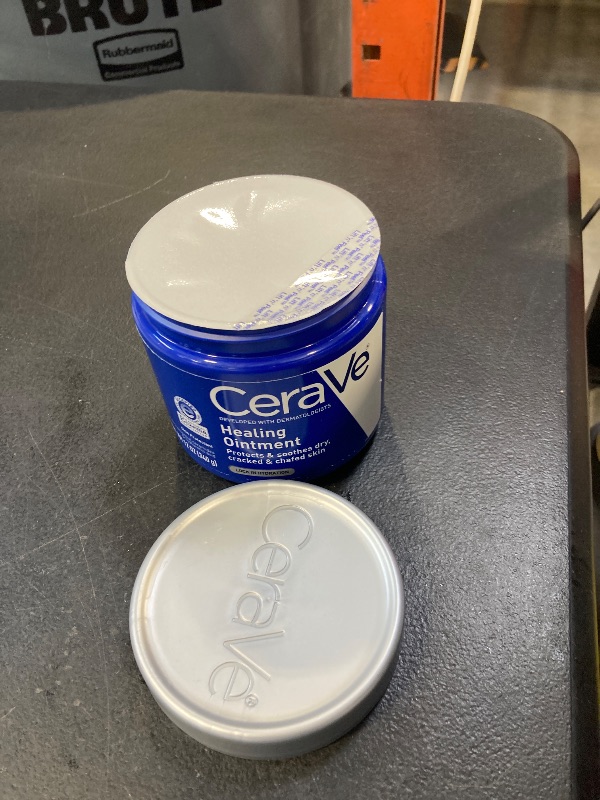 Photo 1 of CeraVe Healing Ointment, Hydrating Skin Protectant With Petrolatum, Hyaluronic Acid & Ceramides, Face & Body Skin Barrier Repair For Cracked, Chafed, Dry Skin, Fragrance Free & Lanolin Free, 12 Oz