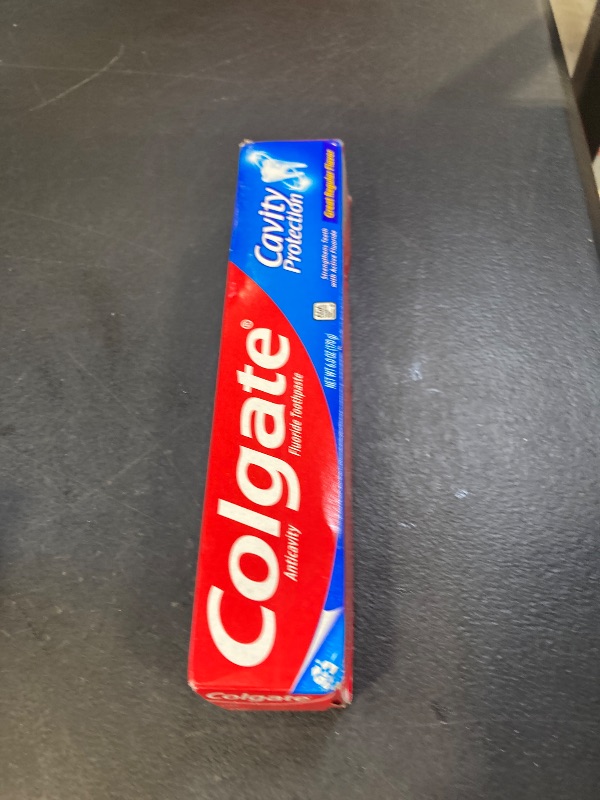 Photo 1 of Colgate Cavity Protection Toothpaste with Fluoride, Great Regular Flavor - 6 Oz