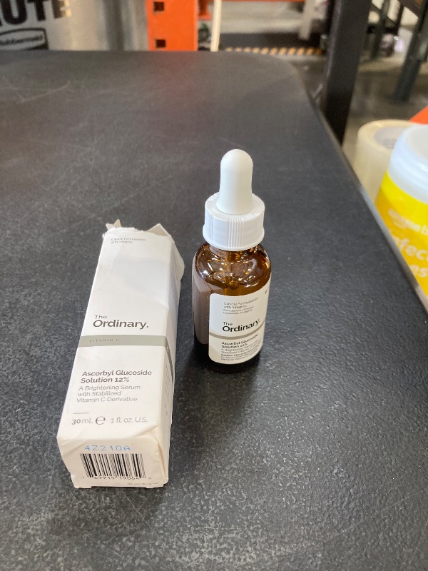 Photo 1 of The Ordinary Ascorbyl Glucoside Solution 12%, Vitamin C Serum for Even Skin Tone and Antioxidant Protection, 1 Fl Oz