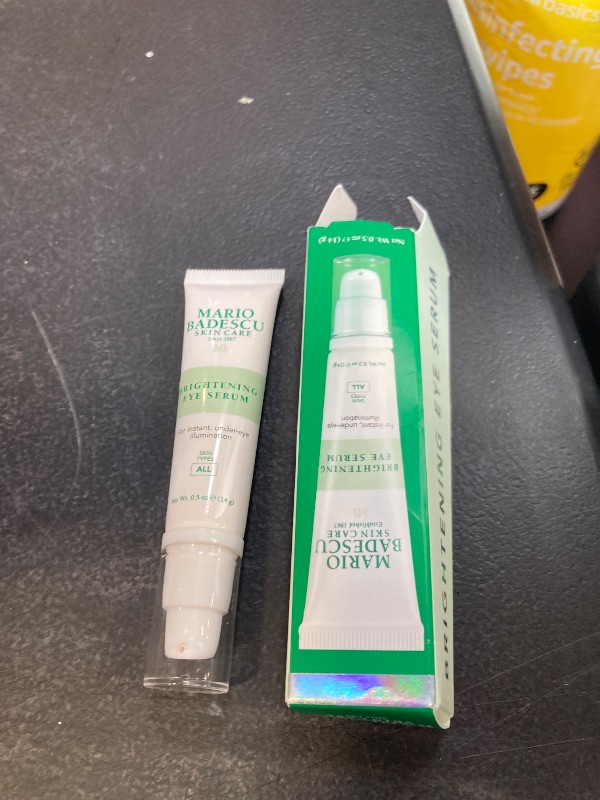 Photo 1 of Mario Badescu Brightening & Revitalizing Under Eye Serum, Anti Aging & Hydrating, Reduces the Appearance of Fine Lines & Dark Circles with Caffeine and Squalane, 0.5 oz