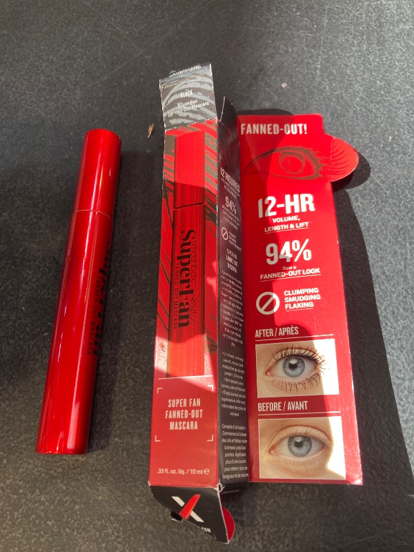 Photo 1 of Smashbox Super Fan Lash Lengthening Mascara | Lifting, Long Lasting + Volume, 0.34 Fl Oz, Black