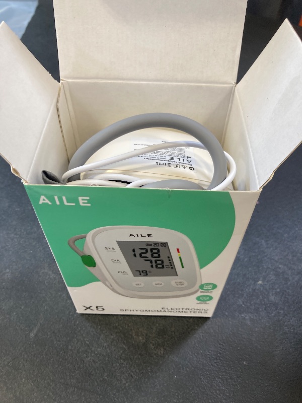 Photo 1 of Blood Pressure Monitor, AILE Blood Pressure Machine Upper Arm Large Cuff(8.7"-16.5"), High Automatic Blood Pressure Monitors Cuff for Home Use, (BP) Manual Arm Blood Pressure Monitors, 2 * 99 Memory