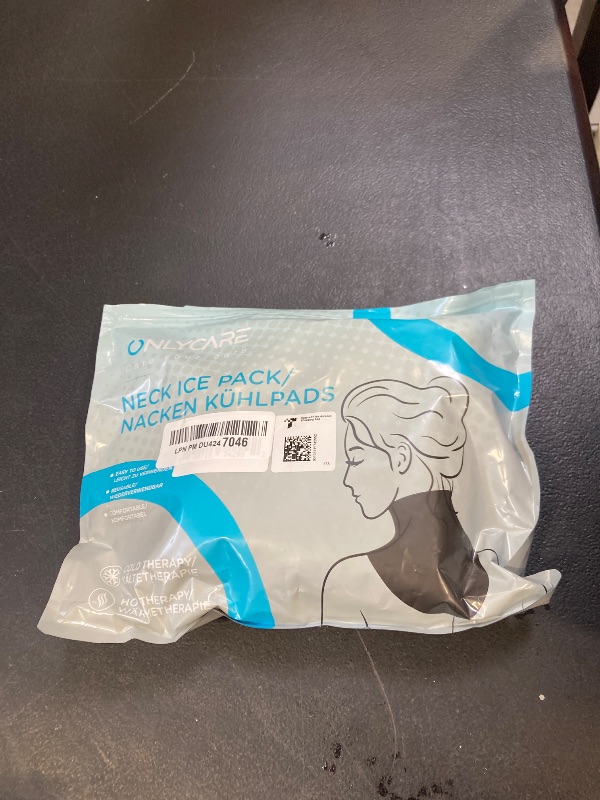 Photo 1 of ONLYCARE Neck Ice Pack Wrap Gel - Upgraded Ice Packs for Neck Reusable, Hot and Cold Compress, FSA or HSA Eligible, Relief of Pain, Swelling, Sprains, Office Pressure
