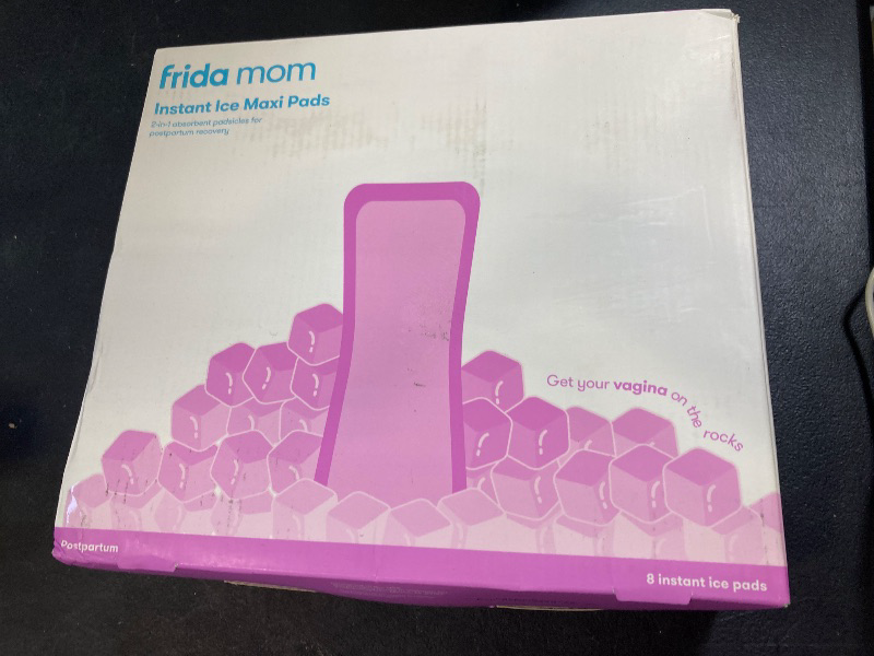 Photo 1 of Frida Mom 2-in-1 Postpartum Pads, Absorbent Perineal Ice Maxi Pads, Instant Cold Therapy Packs and Maternity Pad in One