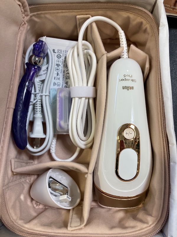 Photo 1 of Braun IPL at Home Laser Hair Removal for Women and Men, Silk Expert Pro 5 PL5137 with Venus Swirl Razor, Long-Lasting Reduction in Hair Regrowth for Body & Face, Corded, PL5137