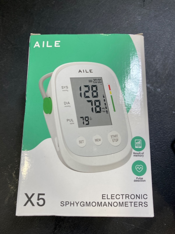 Photo 1 of Blood Pressure Monitor, AILE Blood Pressure Machine Upper Arm Large Cuff(8.7"-16.5"), High Automatic Blood Pressure Monitors Cuff for Home Use, (BP) Manual Arm Blood Pressure Monitors, 2 * 99 Memory