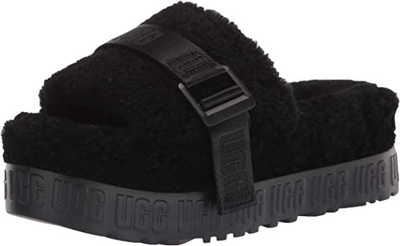 Photo 1 of UGG Women S FLUFFITA Slipper Shade 6 Black
