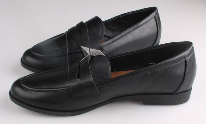 Photo 1 of Kensie Gitty Black Ladies Shoe Penny Loafer Black Slip-on New size 7.5