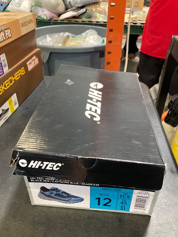 Photo 1 of Hi Tec Men's Size 9 Lace-up Athletic Trail Shoes, Blue size 12