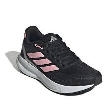 Photo 1 of Adidas Women's Black and Pink Running Shoes size 8 
