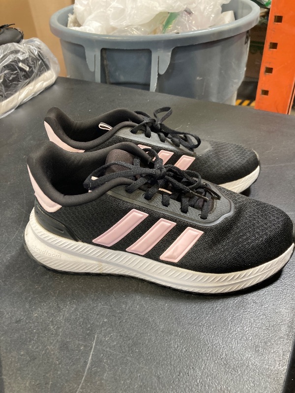 Photo 1 of Adidas Women's Black and Pink Running Shoes size 8 