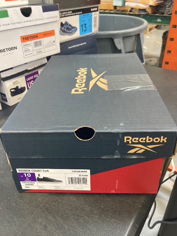 Photo 1 of Reebok Court CLN Men's Tennis Shoes/Green-White / Size 10