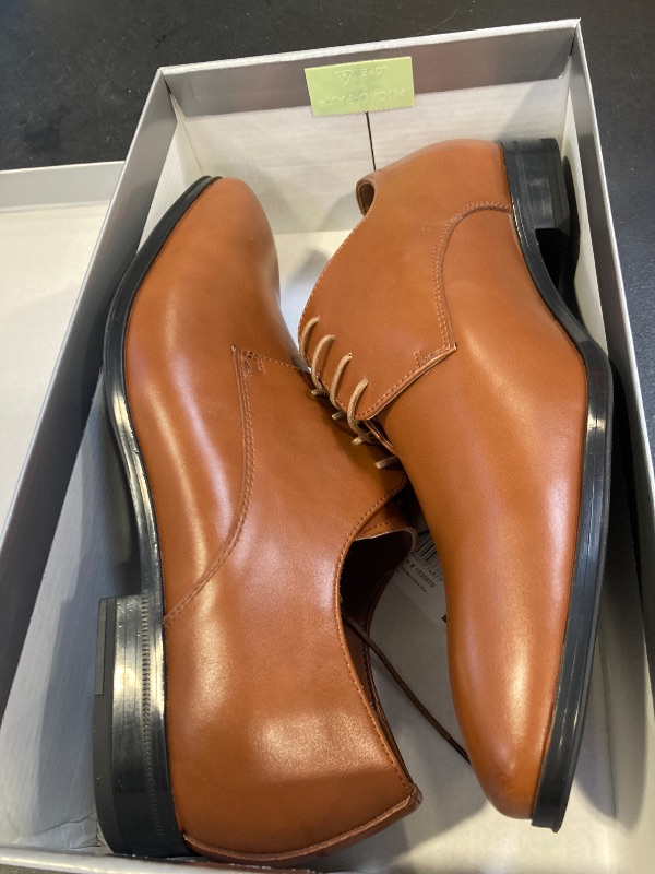 Photo 1 of Perry Ellis "Derby Lace-up" Men’s Office Work Shoe / Casual W/Denim [Brown] NEW size us 11 