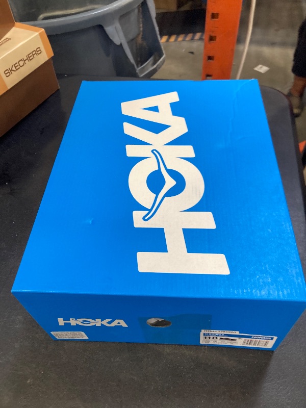 Photo 1 of Hoka Men's Bondi 8 Sneaker, Black/White, 11