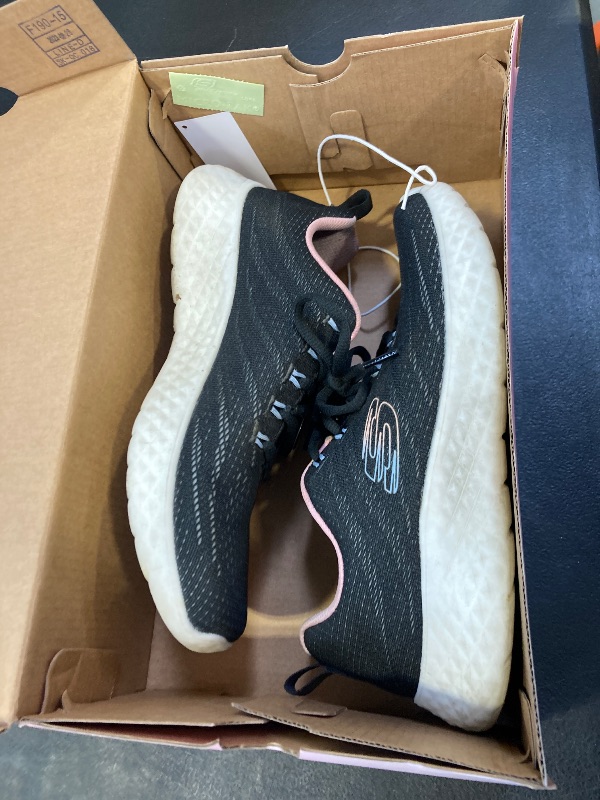 Photo 1 of NWT Skechers Women's Lite Foam Lightweight Air-Cooled Running Sneaker Black Sz 8