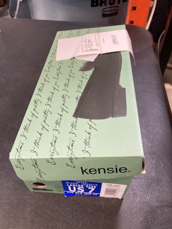 Photo 1 of Kensie Gitty Black Ladies Shoe Penny Loafer Black Slip-on New size 7