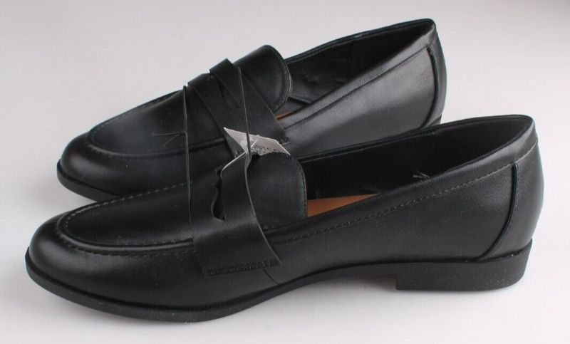 Photo 1 of Kensie Gitty Black Ladies Shoe Penny Loafer Black Slip-on New size 7