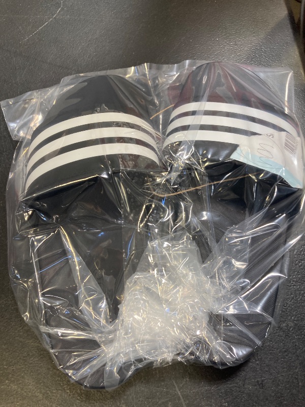 Photo 1 of adidas Adilette Comfort Black White Sandals Slippers SIZE usa m6/W7