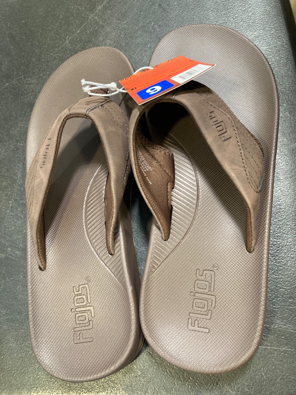 Photo 1 of Flojos | Shoes | Nwt Flojos Blackgrey Wave Runner Flip Flops size 9