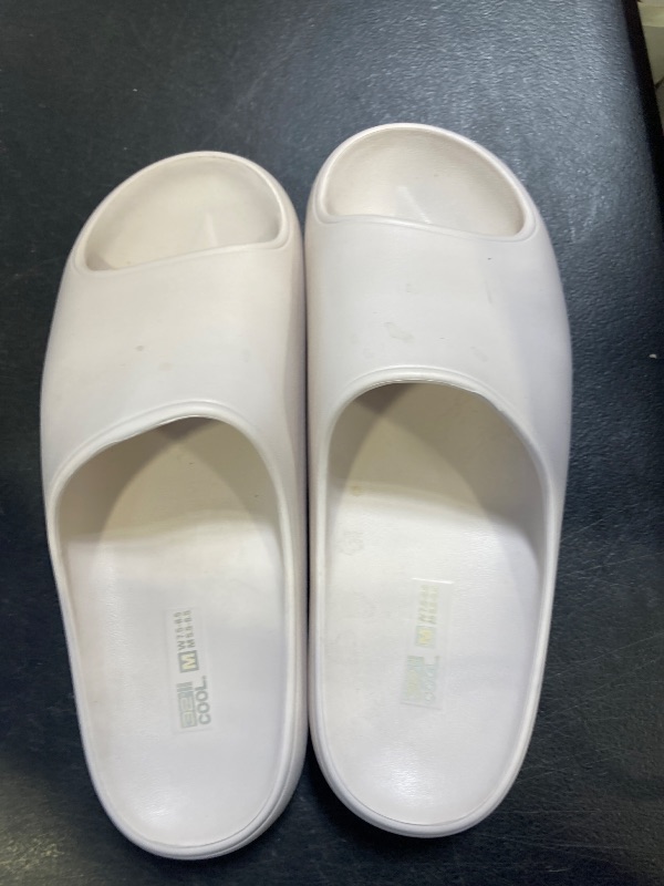 Photo 1 of 32 DEGREES Women's Cloud Slide | Slip-On | Waterproof | Pillow-Like Comfort | Lightweight, Tan, medium 
