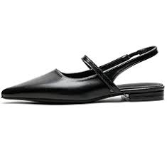 Photo 1 of STEVE MADDEN Womens Pointed Toe Slingback Flats Mary Jane Ballet Flats for Wedding Office Dress Ballerina Shoes SIZE 9