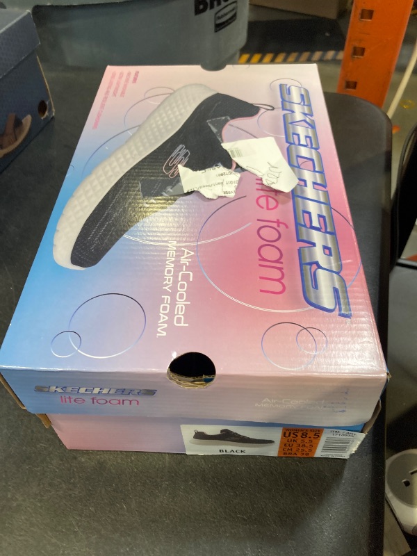 Photo 1 of Skechers Black Lite-Foam Air Cooled Memory Foam SHOES SIZE 8.5