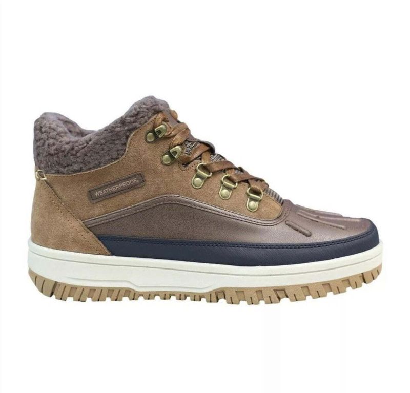 Photo 1 of Weatherproof Slope Memory Foam Men S Sneaker Boots Knit Collar - Winter Sneaker Boots for Men SIZE 11