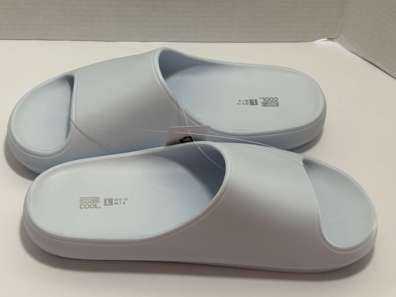 Photo 1 of 32 Degrees Unisex Cushion Slide Sandals,Large-Blue 