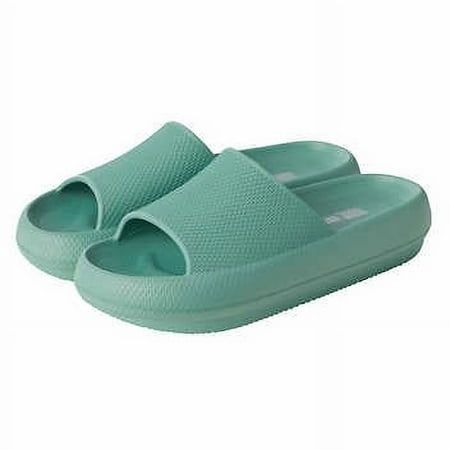 Photo 1 of 32 Degrees Women S Ultra-soft EVA Cushion Indoor and Outdoor Unisex Slide Sandals Size Medium (7.5-8.5) Green