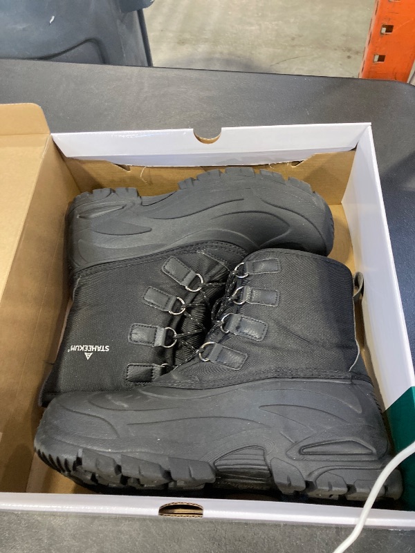Photo 1 of Staheekum Men's Winter Snow Boots| Waterproof, Insulated, and Cold Rated to -20°F size 9