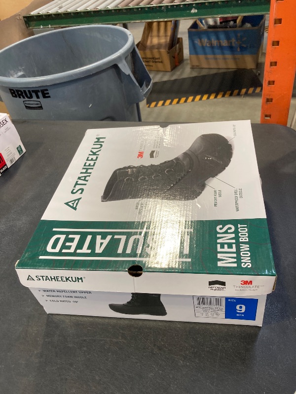 Photo 1 of Staheekum Men's Winter Snow Boots| Waterproof, Insulated, and Cold Rated to -20°F size 9
