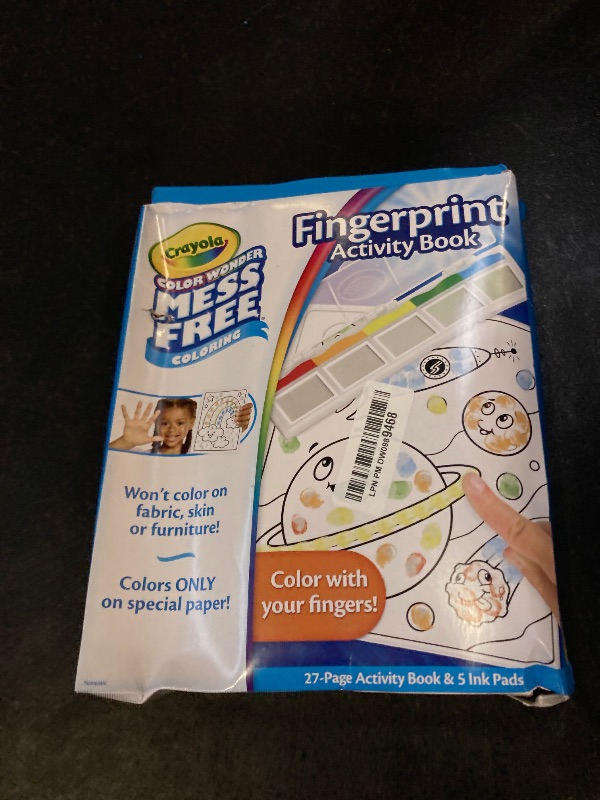 Photo 1 of Crayola Color Wonder Mess Free Fingerprint Ink Painting Activity Set, Finger Painting Alternative, Toddler Coloring, Travel Activity, Gift for Toddlers