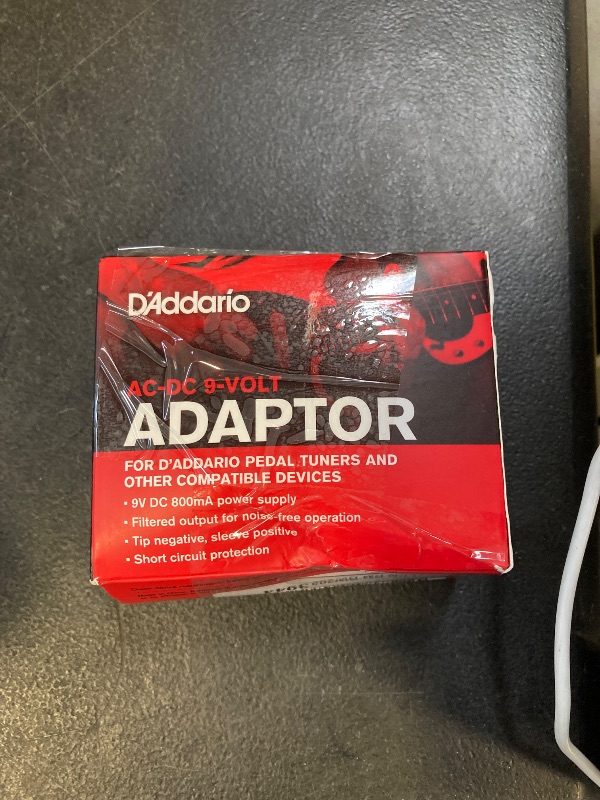 Photo 1 of D'Addario Accessories Guitar Pedal Power Supply - DC 9V Power Cord - 9V Power Supply for Guitar Pedals - Pedalboard Power Supply - PW-CT-9V