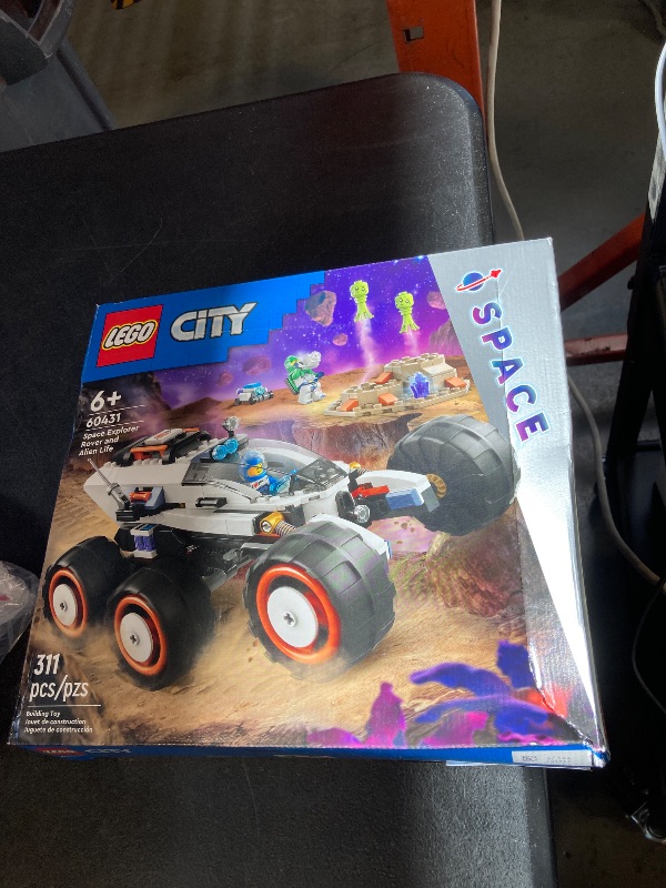 Photo 1 of LEGO City Space Explorer Rover and Alien Life Toy, Space Gift for Boys and Girls Ages 6 and Up with 2 Minifigures, Robot and Extraterrestrial Figures, Pretend Play STEM Toy, 60431
