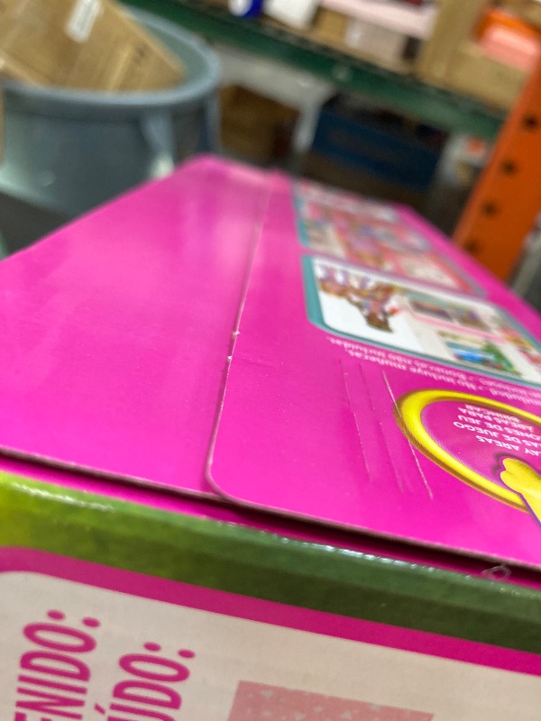 Photo 1 of Barbie Dollhouse Playset, Getaway House with 11 Accessories Including 2 Chairs, 4 Play Areas & 360-degree Play
