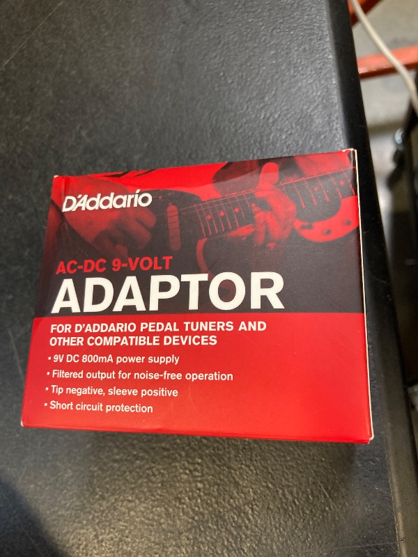 Photo 1 of D'Addario Accessories Guitar Pedal Power Supply - DC 9V Power Cord - 9V Power Supply for Guitar Pedals - Pedalboard Power Supply - PW-CT-9V