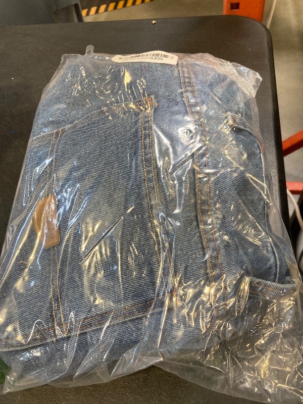 Photo 1 of Red Kap Men's Loose Fit Dungaree, Stonewash, 46x34