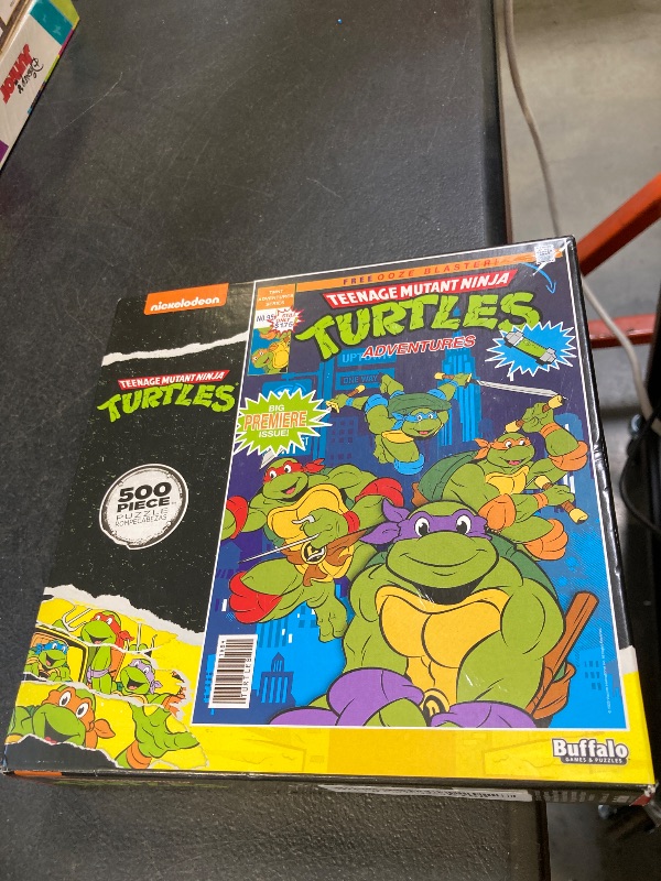 Photo 1 of Buffalo Games - Viacom - TMNT Adventures #2-500 Piece Jigsaw Puzzle for Adults -Challenging Puzzle Perfect for Game Nights - Finished Size is 21.25 x 15.00