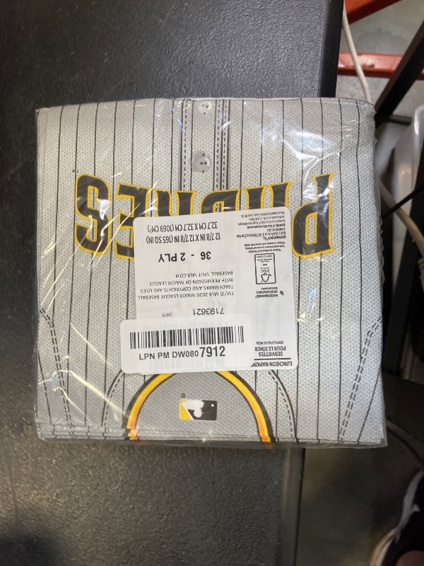 Photo 1 of San Diego Padres White Luncheon Paper Napkins - 6.5" x 6.5" (Pack of 36) - Perfect for Game Day Celebrations, Tailgating, Reunions & Themed Parties