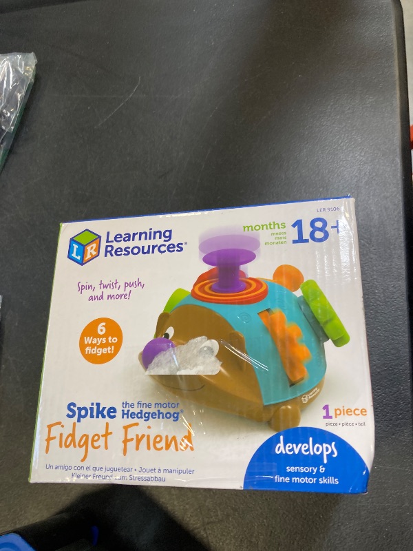 Photo 1 of Learning Resources Spike the Fine Motor Hedgehog Fidget Friend -Ages 18+ months Fine Motor and Sensory Play Toy,Educational Toys for Toddlers, Toddler Montessori Toys