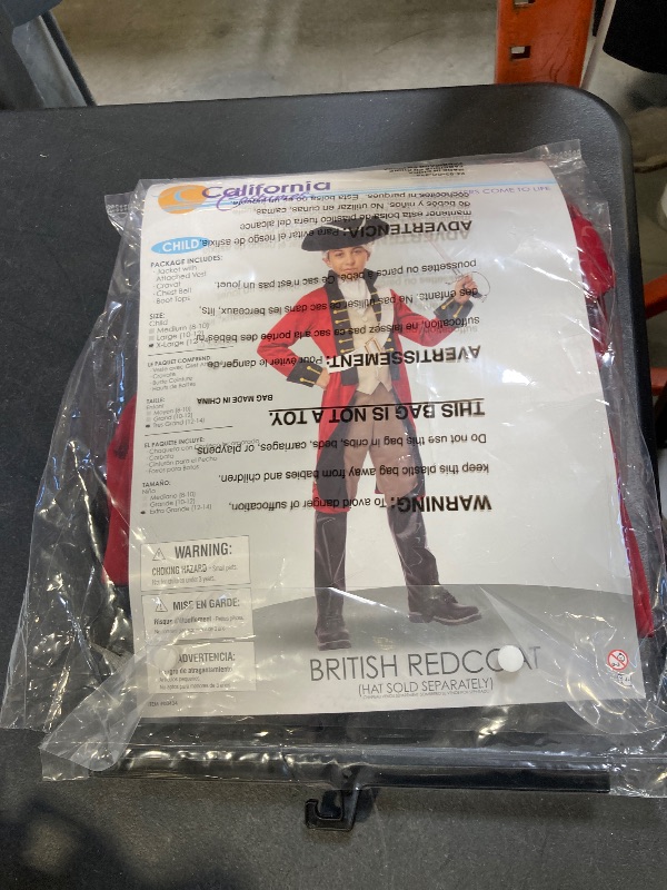 Photo 1 of Boys British Redcoat Costume X-Large (12-14)
