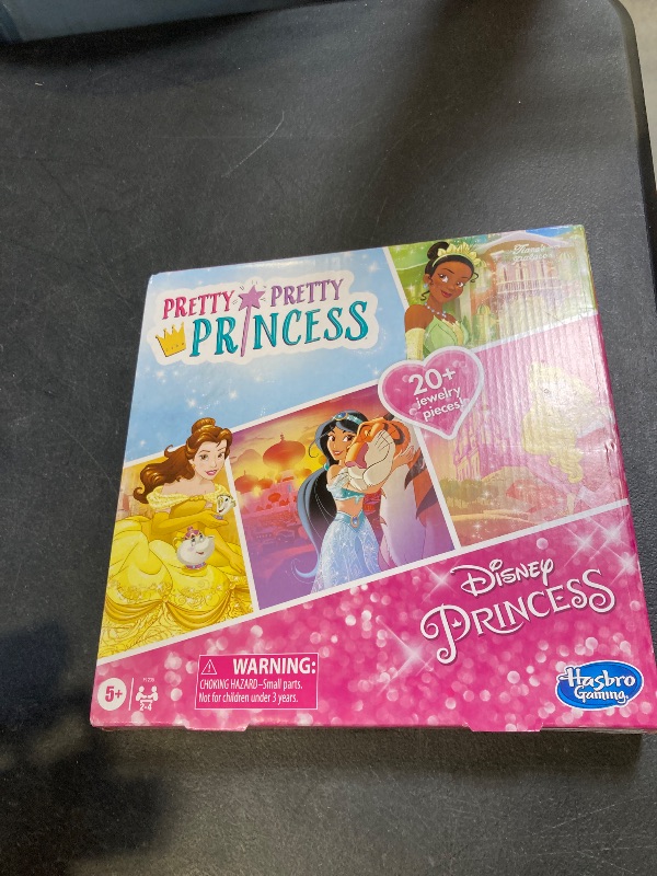 Photo 1 of Hasbro Gaming Pretty Pretty Princess: Edition Board Game Featuring Disney Princesses, Jewelry Dress-Up Game for Kids Ages 5 and Up, for 2-4 Players (Amazon Exclusive)
