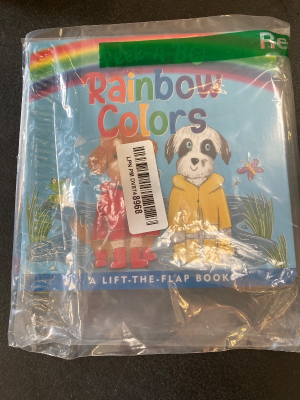 Photo 1 of Peek-A-Bo - Rainbow Colors (A Lift-The-Flap Board Book)