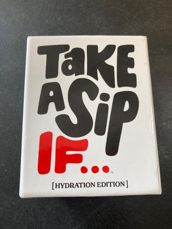 Photo 1 of Take A Sip If… [Hilarious Party Game for Adults, Perfect for Game Night, Ice Breakers, Conversation Starter, Graduation Gifts, Great for Chill Nights or Big Groups, Fun Gift for Friends]