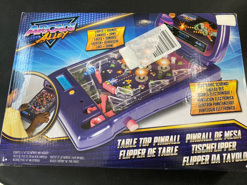 Photo 1 of Arcade Alley Games Table Top Pinball Fun Family Indoor Playroom Game