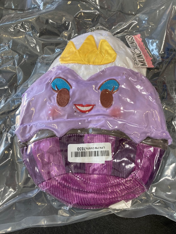 Photo 1 of Just Play Disney Munchlings Squeeze-A-Munch Large Lavender Scented Ice Cream Sundae Ursula 10-inch Plush, Kids Toys for Ages 0