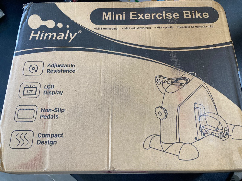 Photo 1 of Mini Exercise Bike, himaly Under Desk Bike Pedal Exerciser Portable Foot Cycle Arm & Leg Peddler Machine with LCD Screen Displays